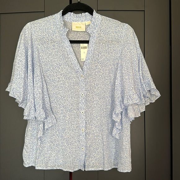 Maeve Anthropologie button down top - Picture 1 of 3